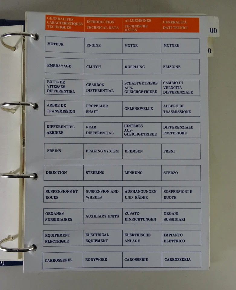 Manual de Taller (3 Volúmenes) Lancia Delta II Tipo 836 Incl. HF Turbo Año Fab. - Imagen 3 de 4