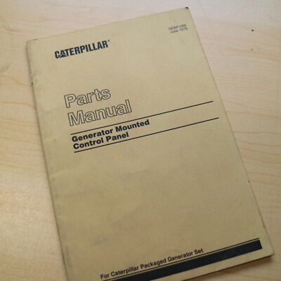 CAT Caterpillar GENERATOR MOUNTED CONTROL PANEL Parts Manual Book catalog list