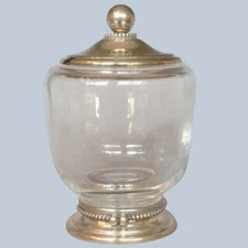 Jam Jar Sterling and Glass Fred Hirsch