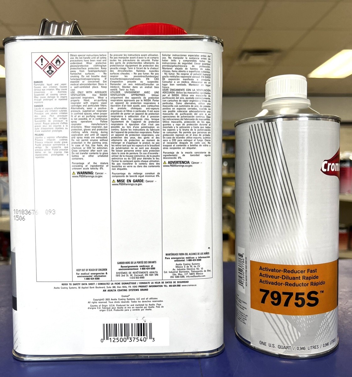 Clorets CROMAX 7900S Axalta Multi Use Clear Coat And Activator