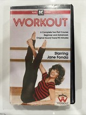 1982 Jane Fonda Workout Karl Video Betamax 1980 s Fitness Untested