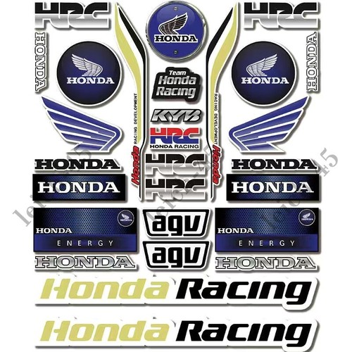 reflective motorcycle fuel tank emblem decals helmet sticker for Honda