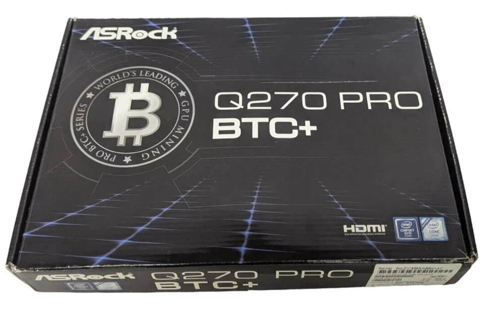 Asrock Q270 Pro BTC+ Intel® Q270 LGA 1151 (Socket H4) ATX - Imagen 4 de 4