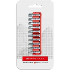 PB Swiss Tools PB C6.705 CN PrecisionBit C6 (1/4”), Torx, BitBlock 10 Pcs