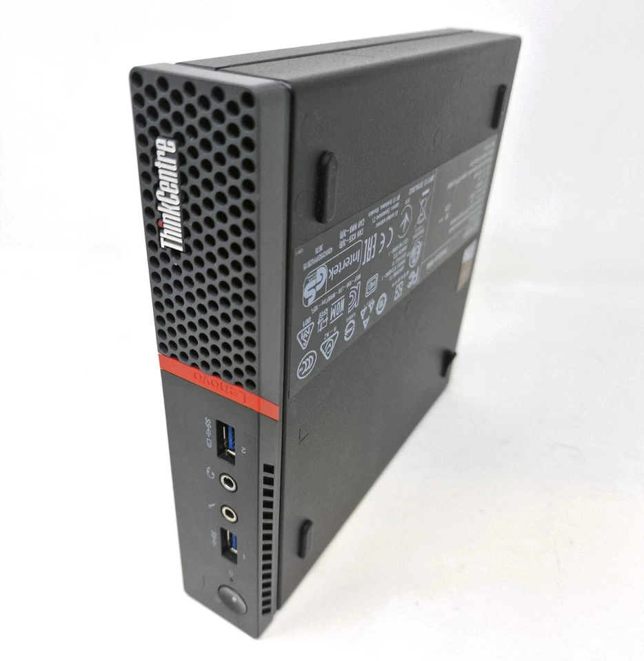 lenovo thinkcentre m900 PC USFF desktop 13 6100t 16GB 1TB SSD HDD Windows 10 - Image 2 of 4