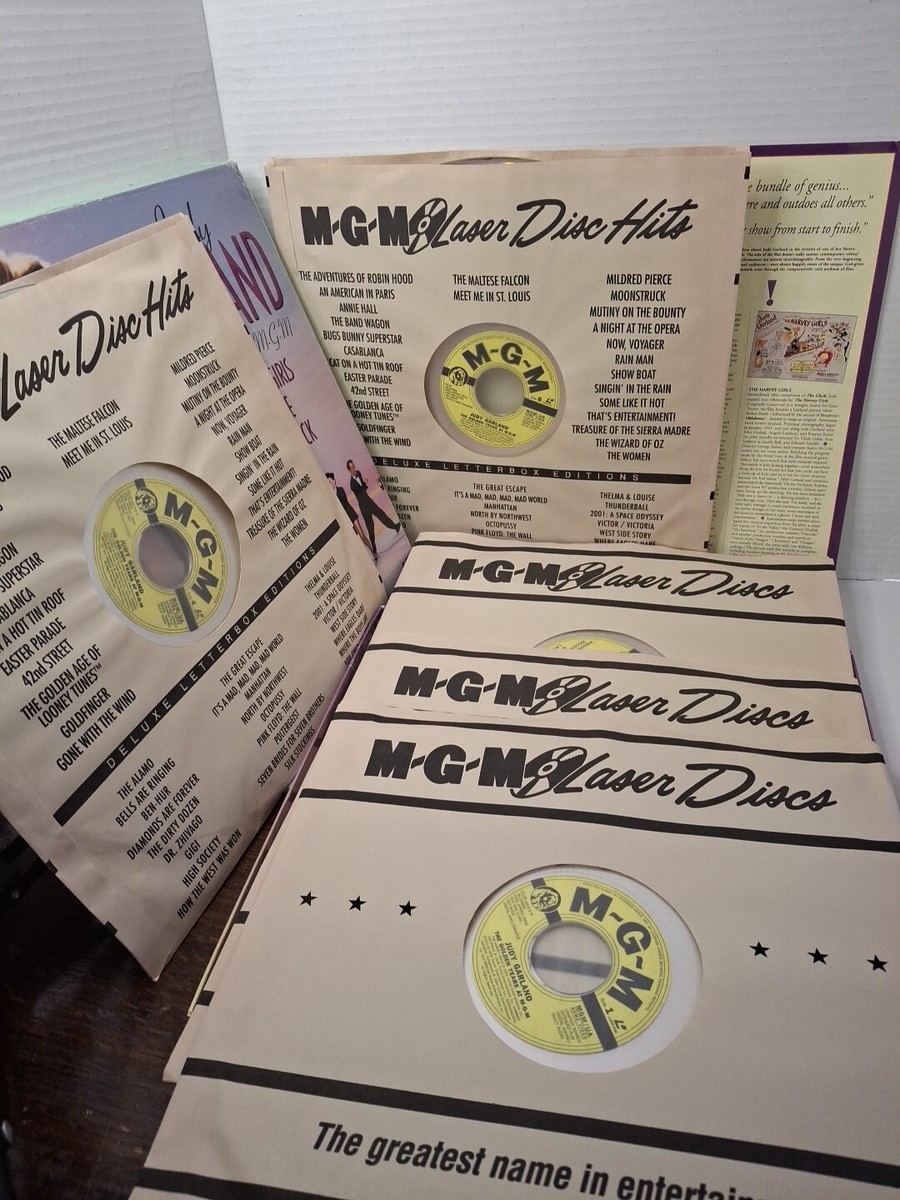 JUDY GARLAND M.G.M ゴールデン・イヤーズ レーザーディスク Judy Garland The Golden Years At MGM Laserdisc 5 Disc Box Set XTRA