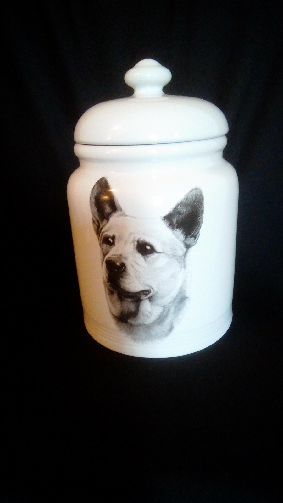 german shepherd cookie jar