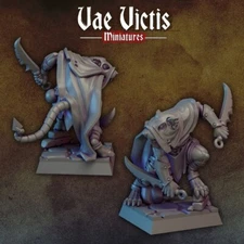 "Master Sprinter, Ratfolk Assassin" Vae Victis Miniatures D&D Mordheim Skaven