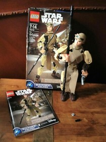 LEGO Star Wars Buildable Figure REY 75113 w/ Box & Manual