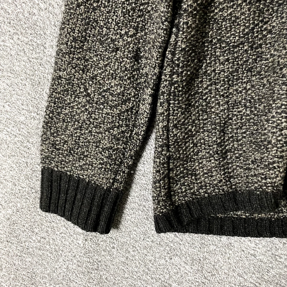 Eileen Fisher Women's Size XS Black Knit Zip Up Yak / Wool Winter Jacket - Image 4 of 4