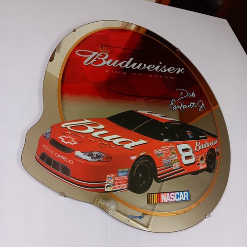 VTG Dale Earnhardt Jr. #8 Budweiser Beer 2002 NASCAR Mirror 26x31" Monte Carlo - 第 4/14 張圖片