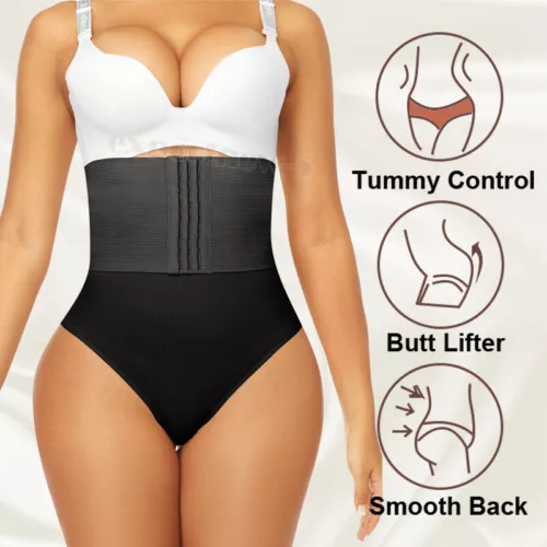 Fajas Thong Women Waist Trainer Body Shaper Butt Lifter High Waist Tummy Control - Picture 4 of 44