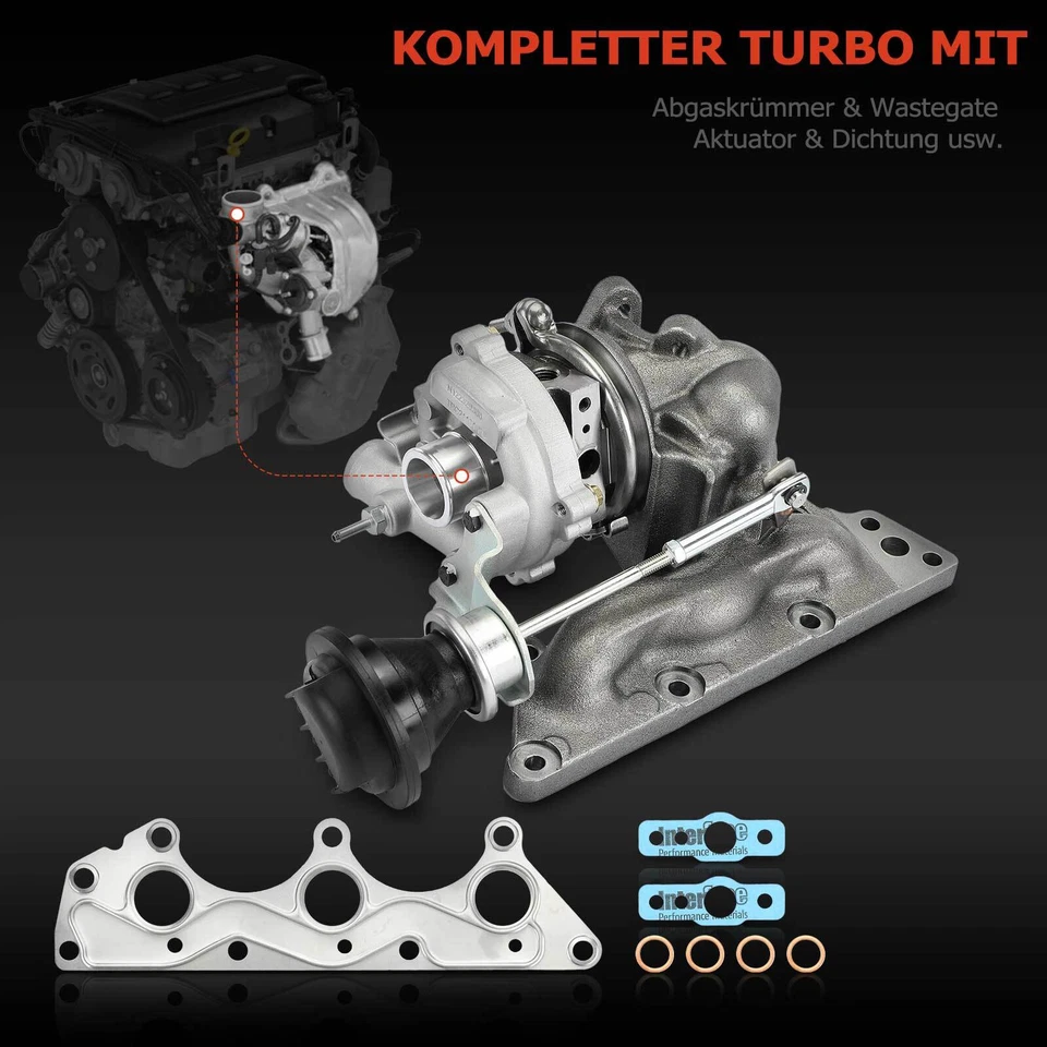 Turbolader Lader Aufladung für Smart Cabrio Fortwo Coupe City-Coupe 450 0.7L - Bild 4 von 4