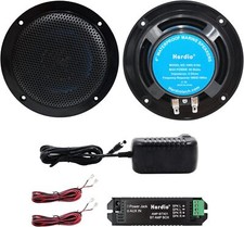 Herdio 4" Bluetooth Marine Deckensprecher 120W wasserdicht für Boot Haus Auto