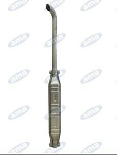 Marmitta Trattore 84390 Ø 55mm L1235mm con Prolunga Curva - Ricambio