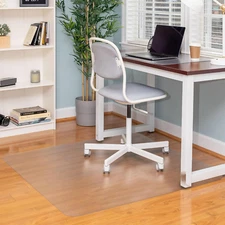 2 Pack Office Chair Mat for Carpet 36" X 48" Heavy Duty Clear PVC for Hardwood &