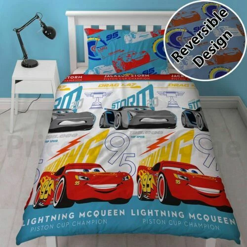 Set di lenzuola e copripiumini in microfibra di lavabile in lavatrice per bambini