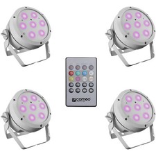 Cameo CLROOTPAR4WHSET1 ROOT PAR 4 LED Spotlight 7 LED IR Remote Control