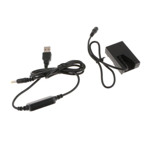 USB-Stromkabel + EP-5 DC-Koppler-Blindbatterie Für Nikon D40 D60 D3000 D5000 - Bild 1 von 8