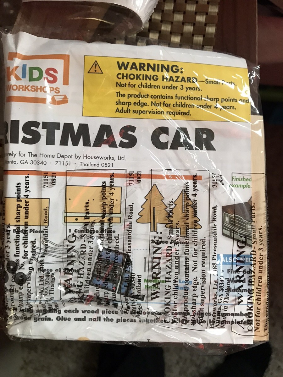 その他 *yrs* New Home Depot Kids Workshop Christmas Car with Pin | eBay