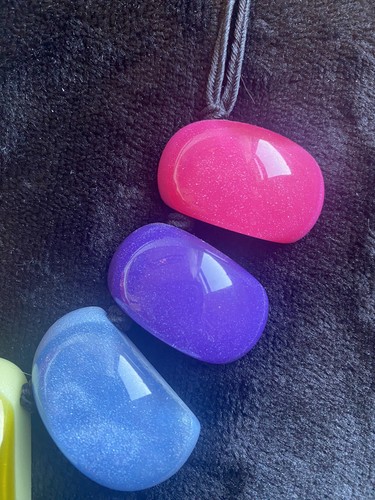 Zsiska Multi Coloured Resin Bead Necklace 45cm Long - Picture 3 of 6