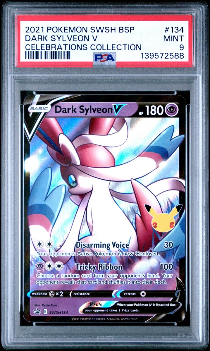 ポケモンカードゲーム PSA 9 Dark Sylveon V PSA 9 Dark Sylveon V Celebrations #134 2021 Pokemon Black Star