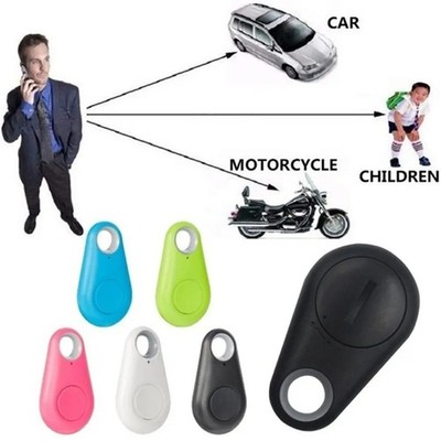 Bluetooth GPS Tracker Anti-Lost Key Finder Tag for Pets Kids Wallet Bag Keys 