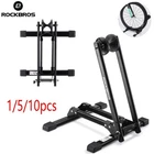 ROCKBROS Foldable Bike Stand Floor Parking Stand Bicycle Rack for 20-29"MTB Road