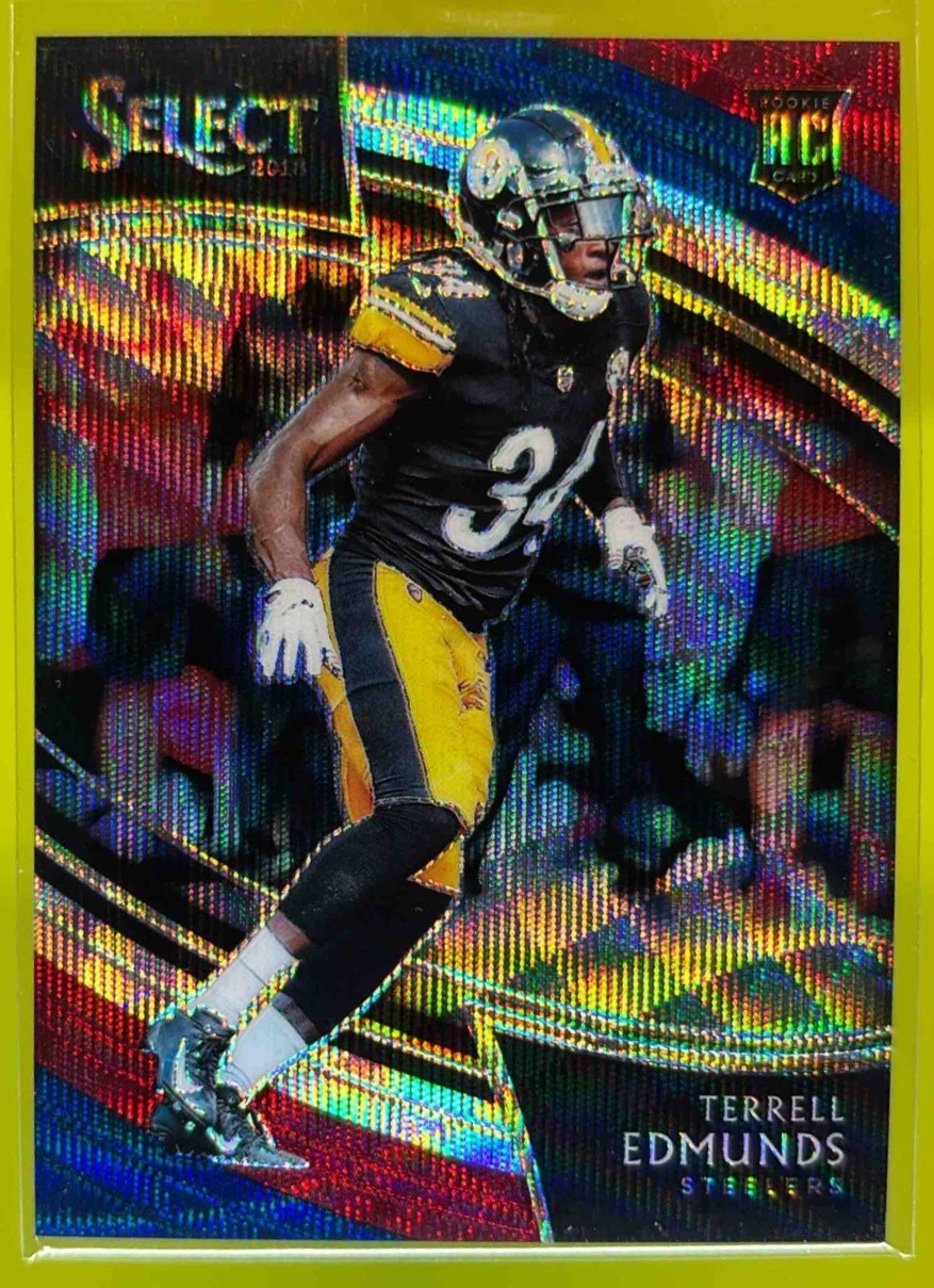 Terrell Edmunds Panini Select #261 Tri-Color Prizm