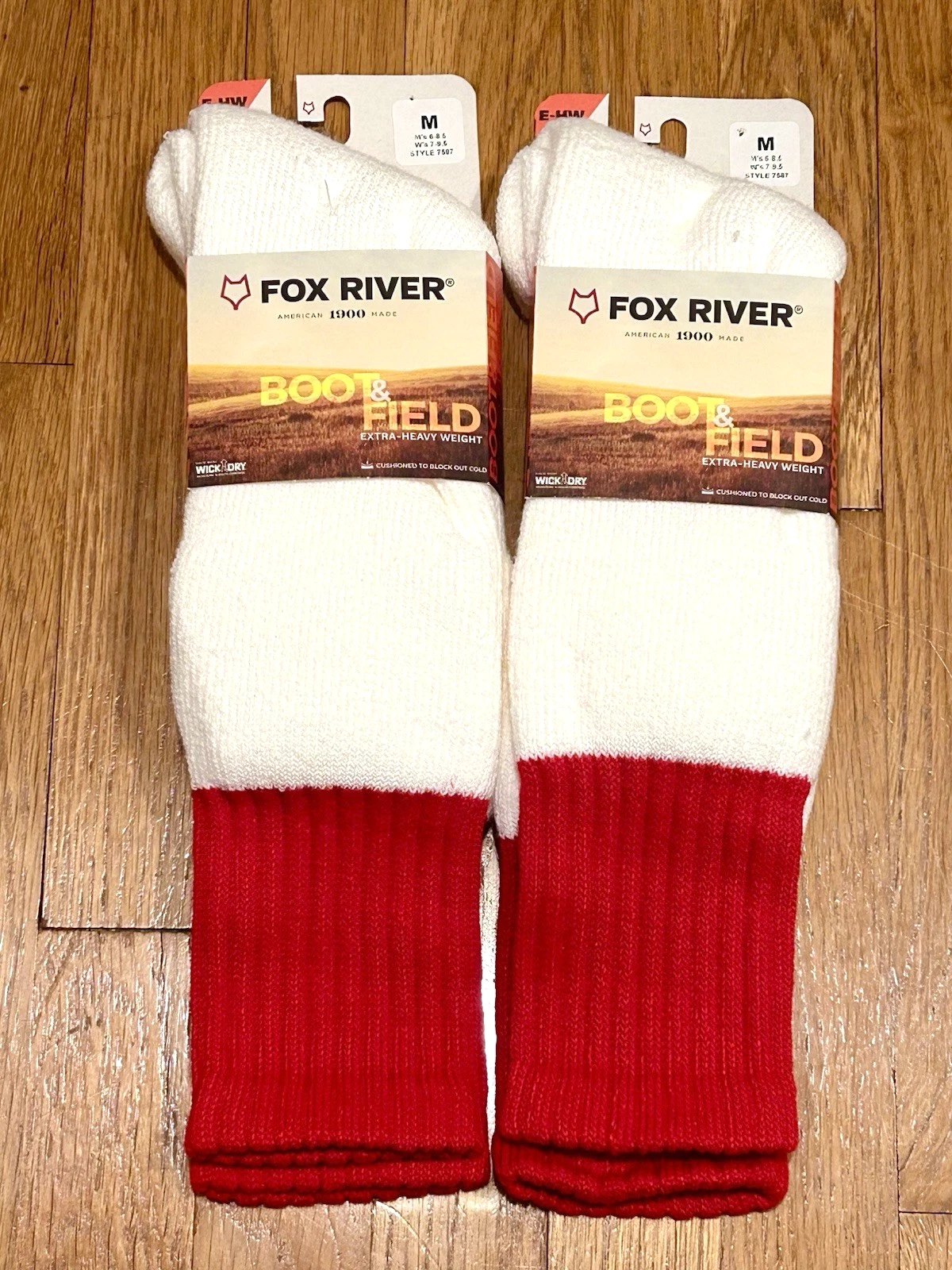 2x Fox River 7587 Over the Calf Extra Heavyweight Wick Dry Thermal Boot Socks M
Opens in a new windo