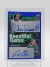 SANCHEZ/HERNANDEZ 2025-26 DONRUSS BEAUTIFUL GAME DUAL AUTO BLUE /99 Q2754