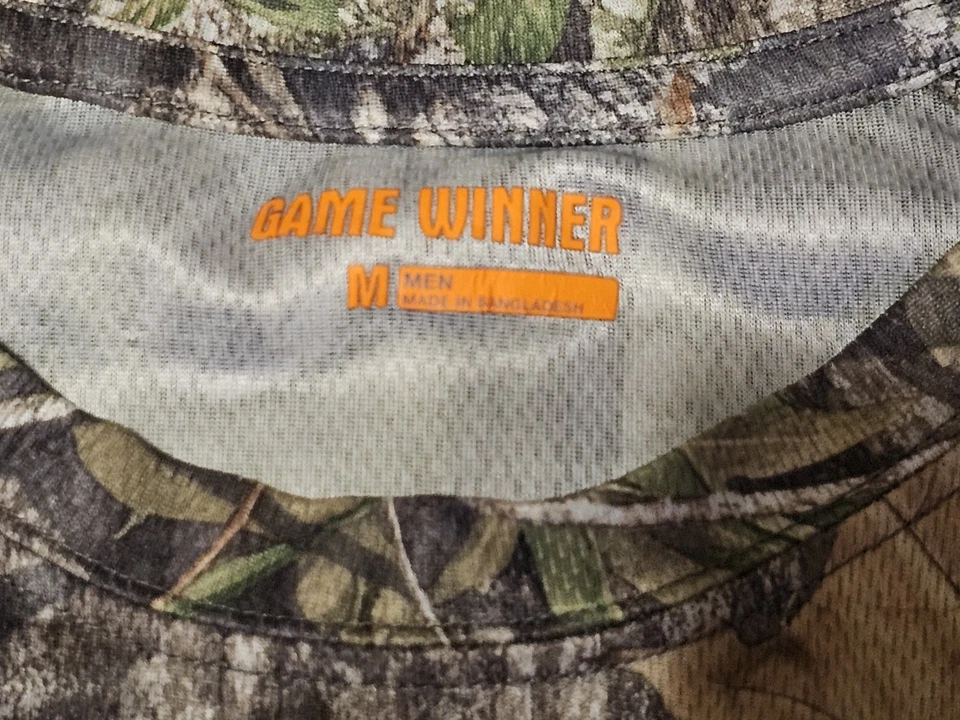 Game Winner Men’s Long Sleeve Hunting Shirt M Mossy Oak Obsession Camo - Image 3 of 4