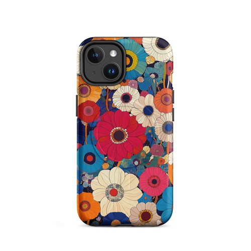 Matte Multicolor Floral Artwork MagSafe® Tough Case for iPhone® - Picture 2 of 13