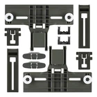 10 Divisions Dishwasher Rack Support Set Strengthened Stability Oxidation Easy