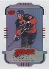 2015 Upper Deck MVP Purple - Level 2 Colors & Contours Brett Hull #175 HOF p0r