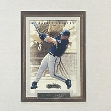 2002 Fleer Showcase #121 Geoff Jenkins Milwaukee Brewers Card