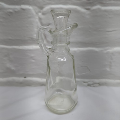 #ad #ad Vintage Anchor Hocking Cruet MCM 6.75 inches Tall For Oil or Vinegar #16 $2.55