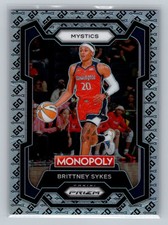 2024 Panini Prizm Monopoly WNBA Brittney Sykes #38 Go Washington Mystics