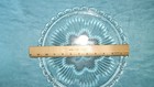 Vintage Indiana Glass Flower Starburst 3355 Clear Glass Cake Plate/appetizer 11" — photo 4