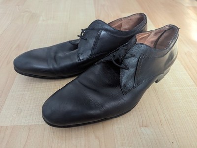 Men's Steve Madden Black Leather Dress Shoes Size 10