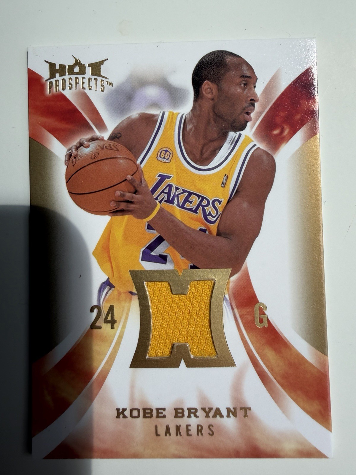 2008-09 Fleer Hot Prospects - Hot Materials Kobe Bryant #HM-KB (MEM)
