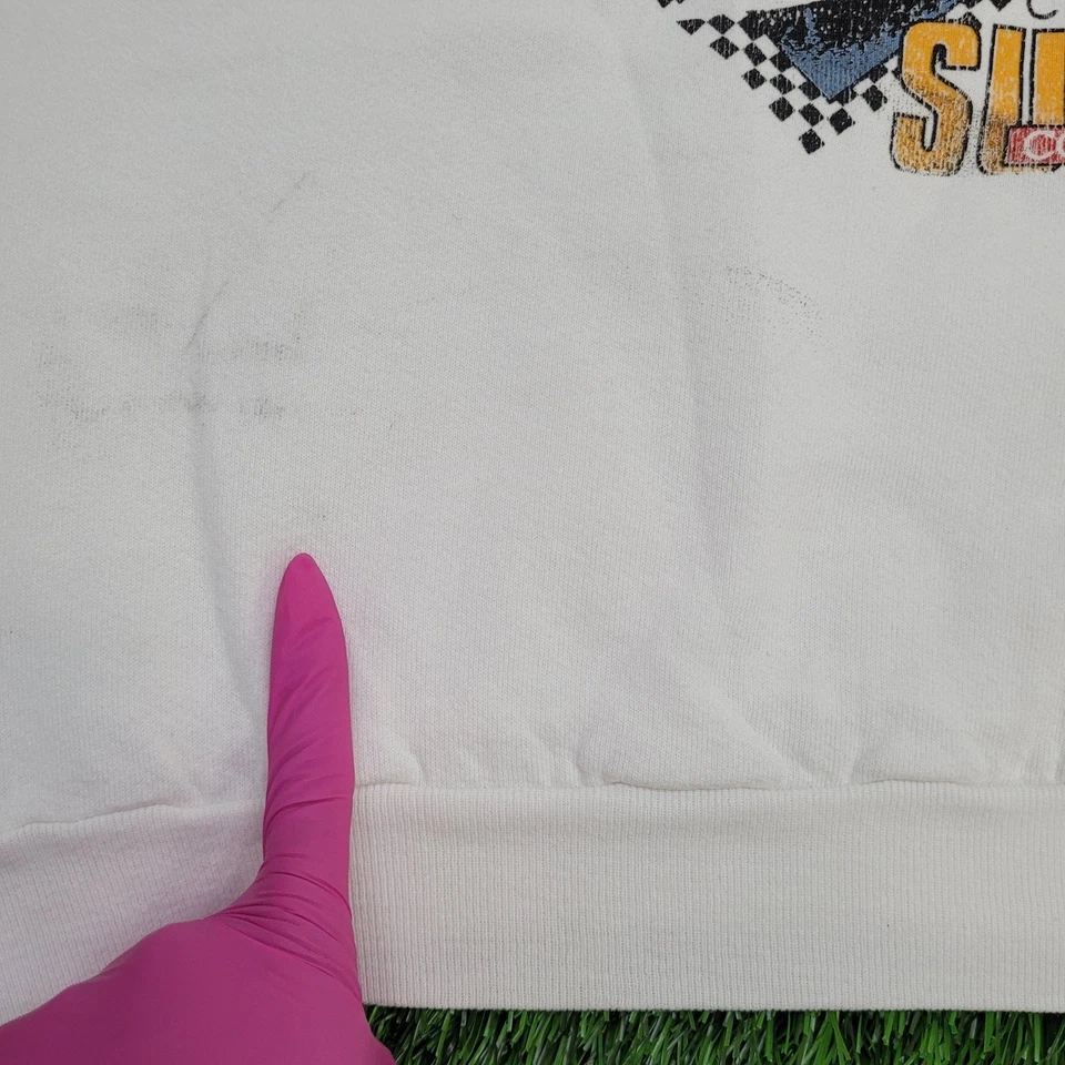 Vintage 1988 Surfing Competition Sweatshirt M/L 20x22 USA - image 4 of 4