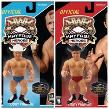 Pre-Order KWK Kayfabe Heroes Combo Pack Deluxe Dory Funk Jr-Retro Hasbro WWF WWE