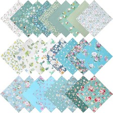 100 Pcs 10 x 10 Inches Cotton Fabric Squares Patchwork Precut Quilting Fabric