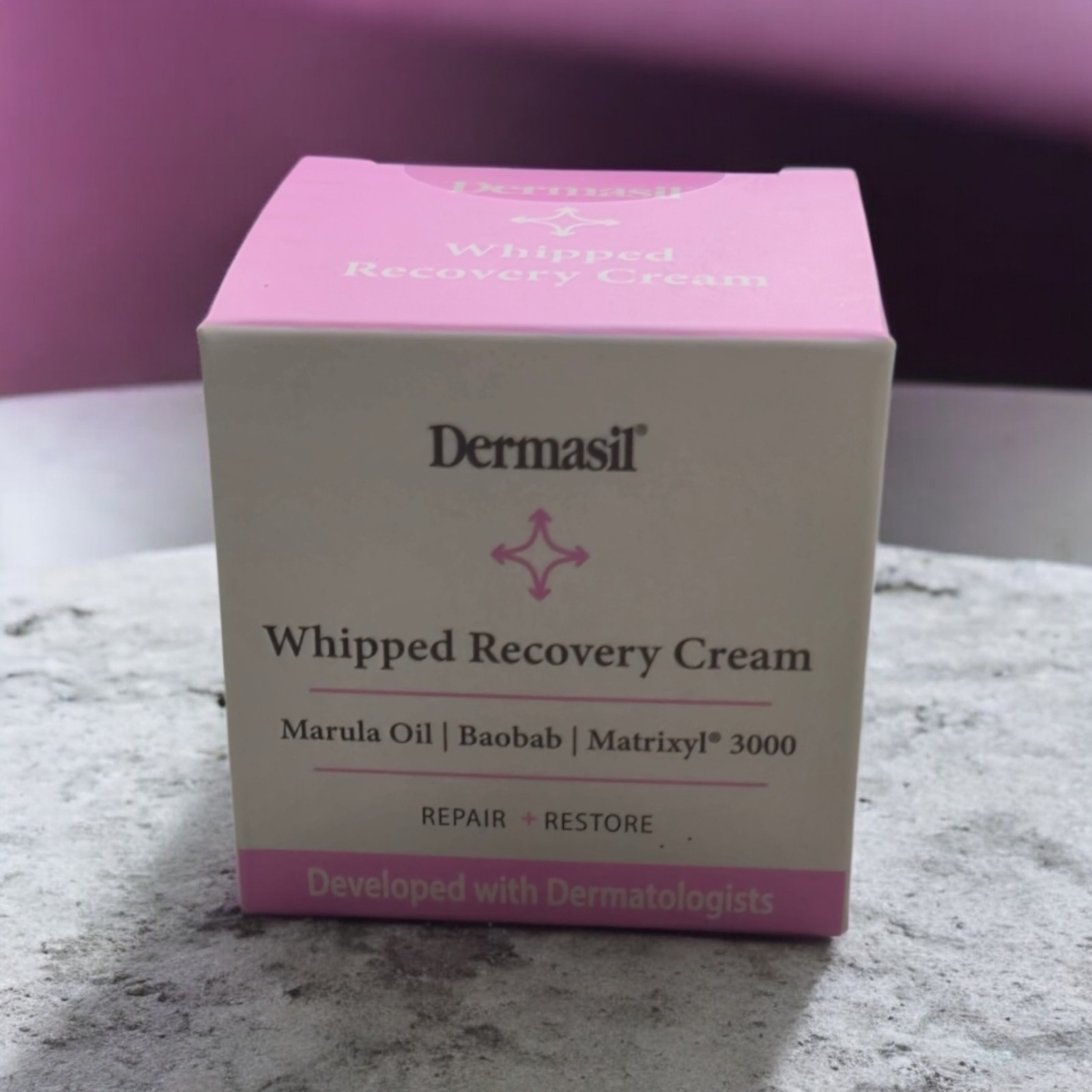Dermasil Whipped Recovery Cream – Marula Oil, Matrixyl 3000 – New