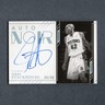 2022-23 Panini Noir Black and White Jerry Stackhouse Auto Silver 96/99 #YB