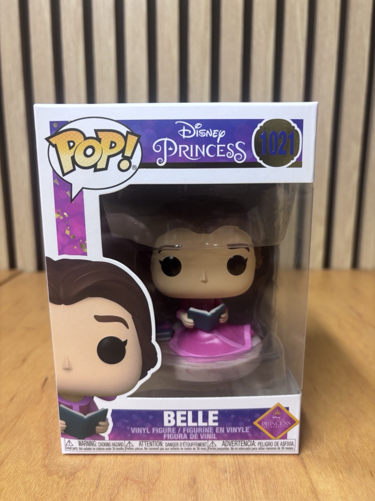 Figurine Funko Pop Disney Belle 1021 en vinyle de 9 cm