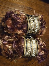 Bernat Boa Nouveau Yarn  Emu Color 81307 Lot Of 2 Skeins
