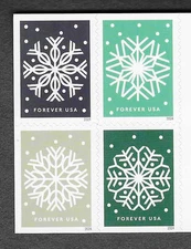 2024 US 5948-5951 BOOKLET BLOCK OF 4 WINTER WHIMSY FOREVER RATE MNH