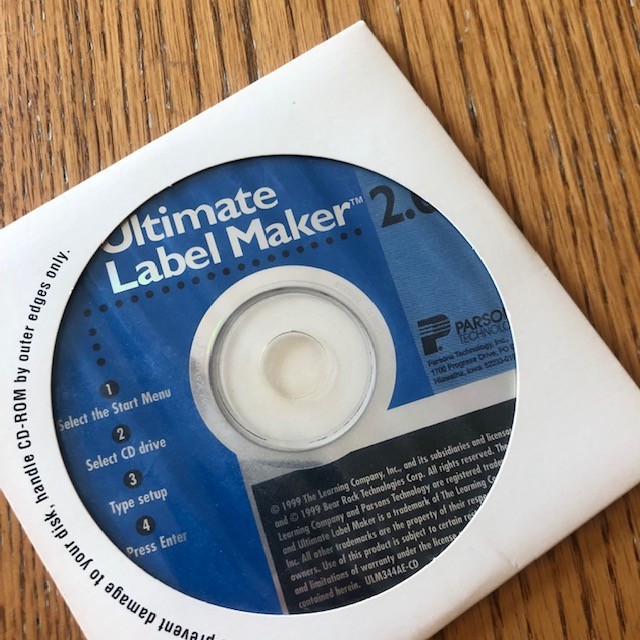 Parsons Technology Ultimate Label Maker 2.0 cd